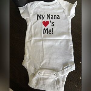 My Nana Loves Me ♥️ Baby Onesie NEW 0-3 Months